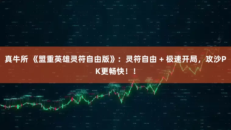 真牛所 《盟重英雄灵符自由版》：灵符自由 + 极速开局，攻沙PK更畅快！！